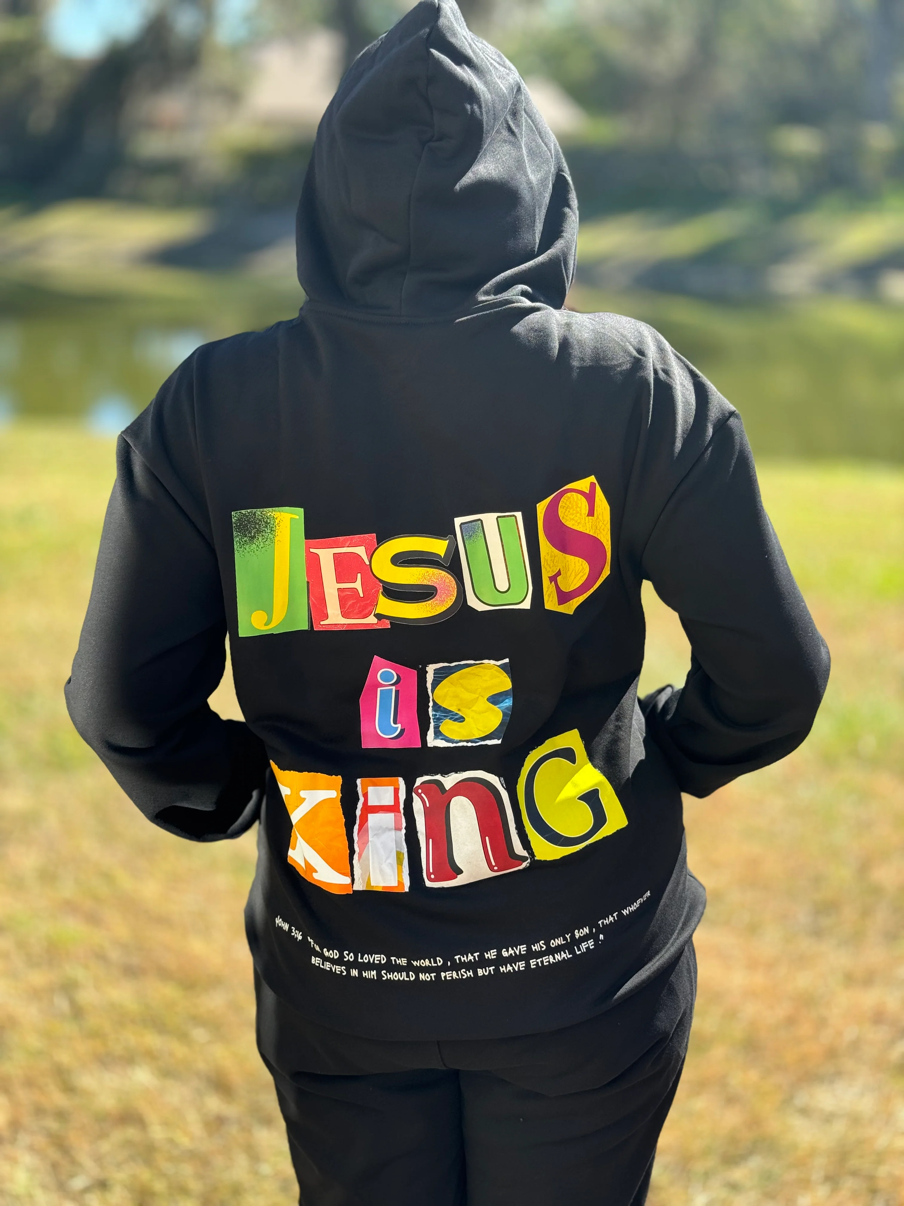 Black Lost & Found Unisex Hoodie - Image 5