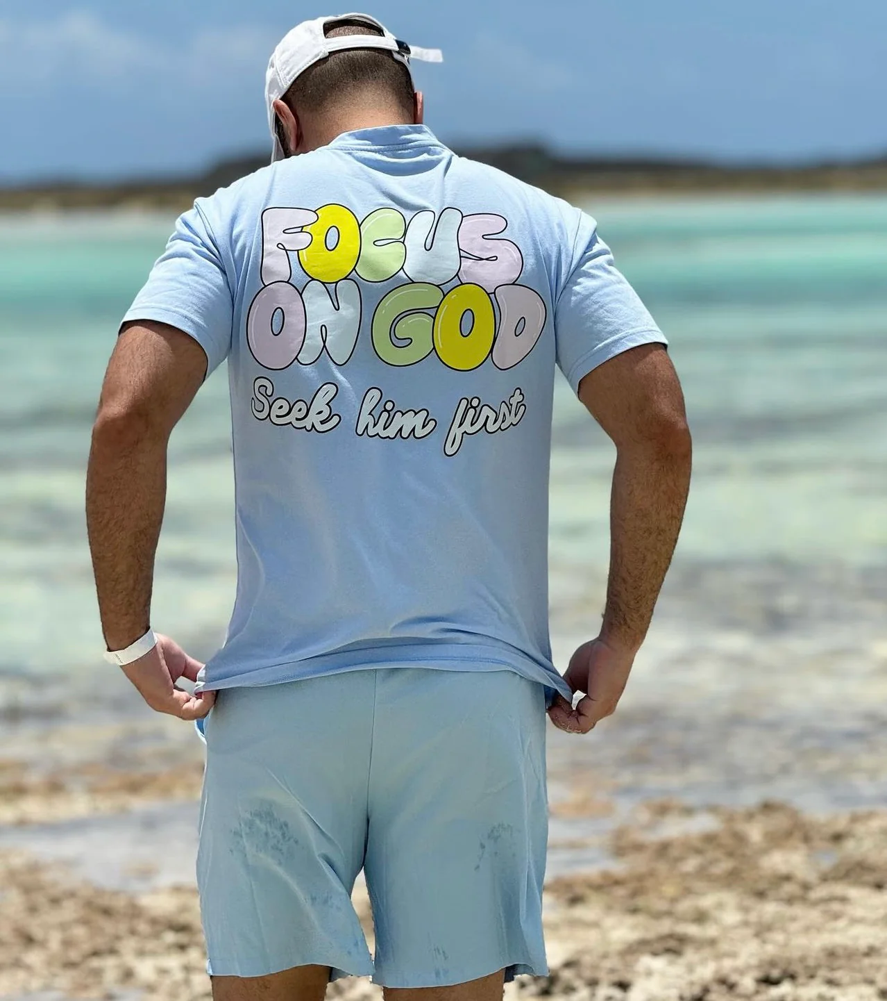 Blue Jesus Is The Way Unisex T-Shirt - Image 9