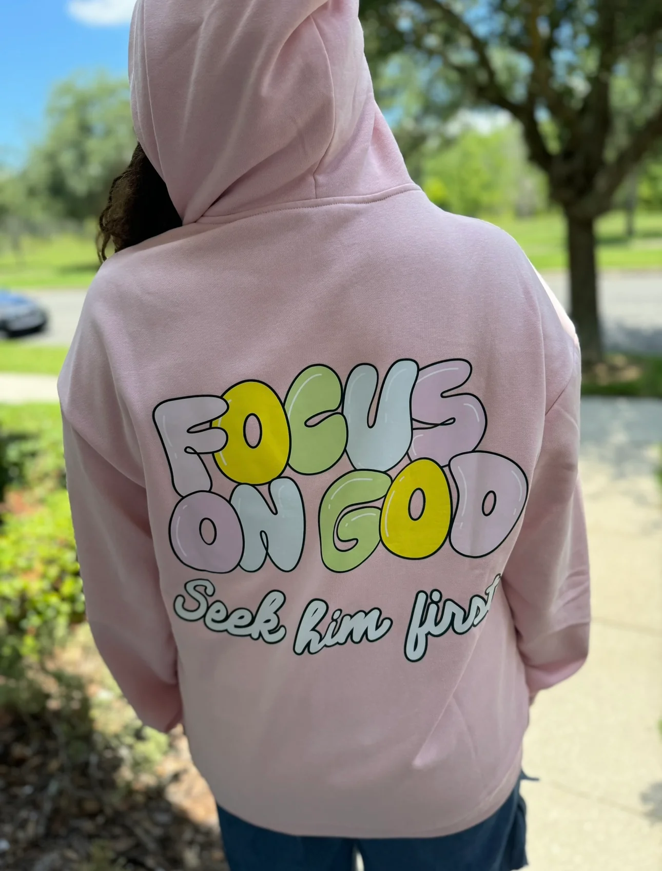 Pink Jesus Is The Way Unisex Hoodie - Image 5