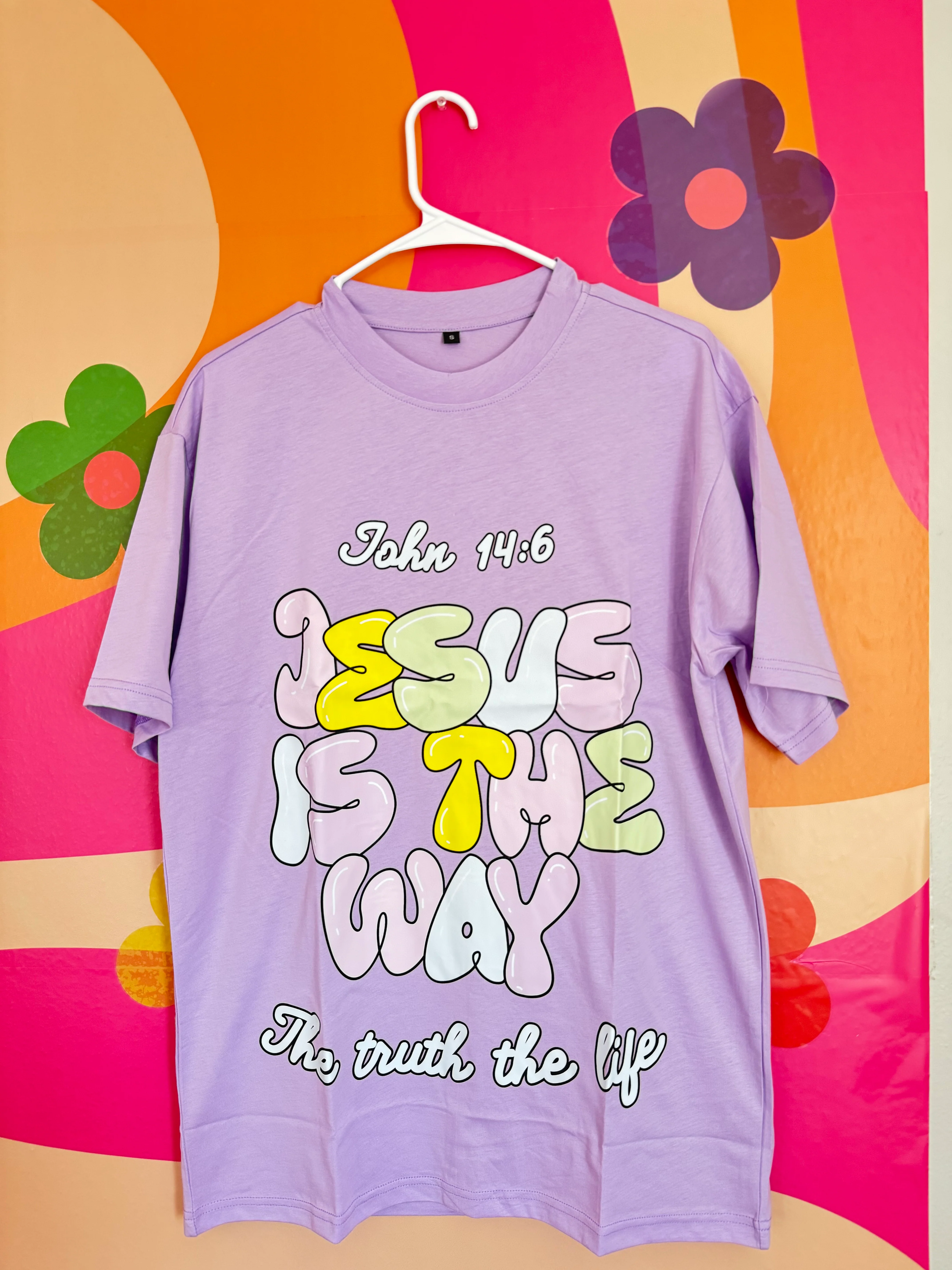 Purple Jesus Is The Way Unisex T-Shirt - Image 7
