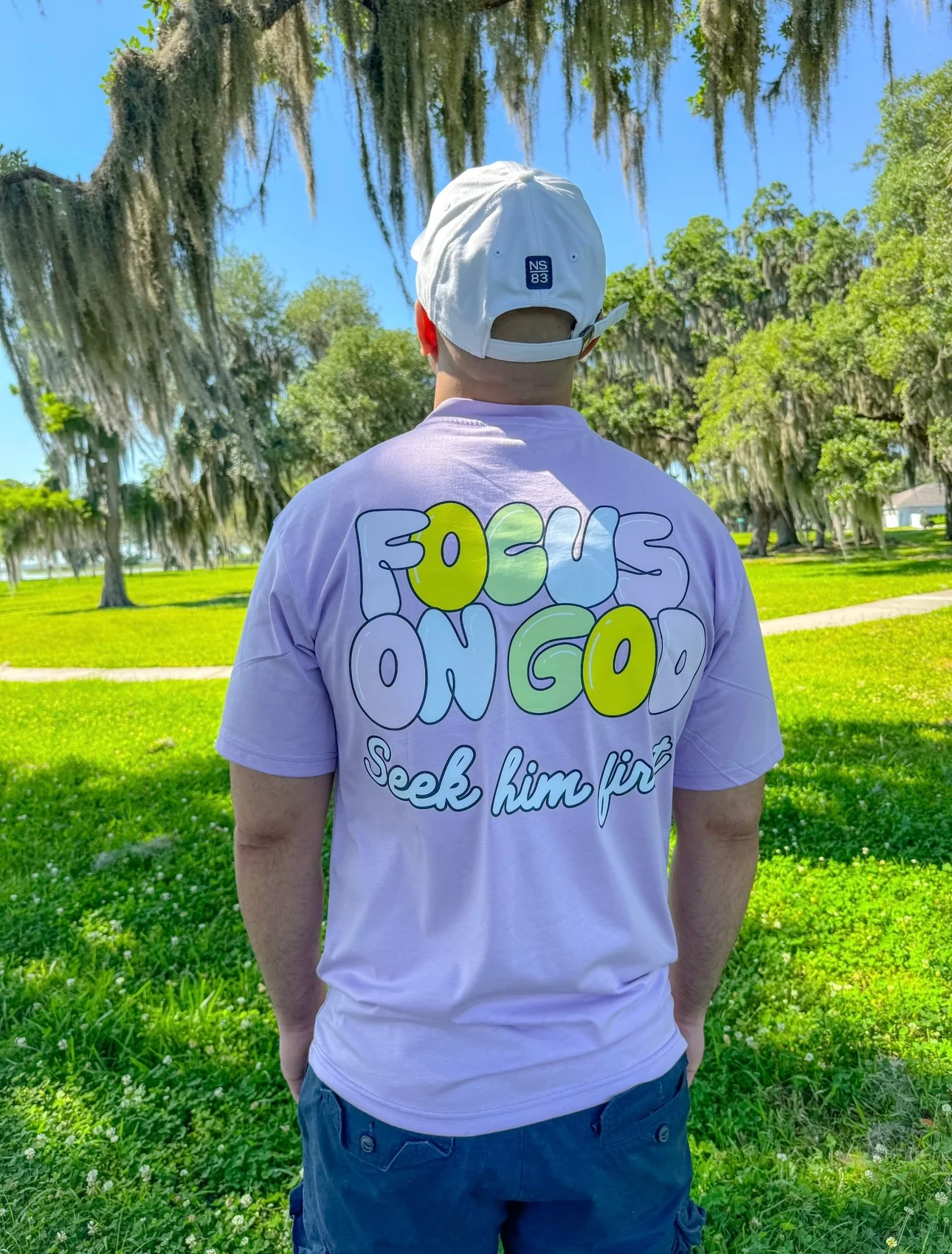 Purple Jesus Is The Way Unisex T-Shirt - Image 9